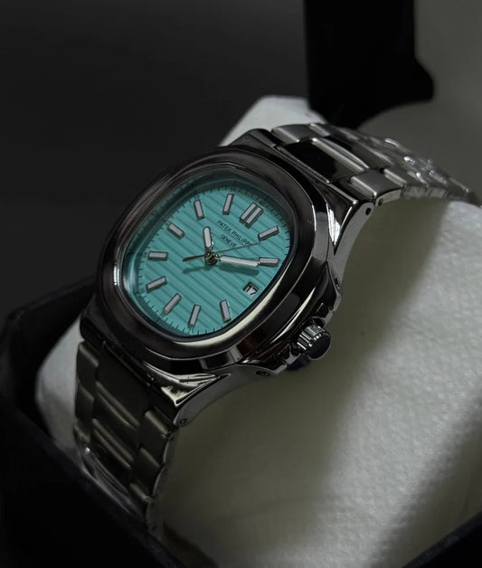 Patek Philippe Silver Classic - Feroza Dial Automatic with Date