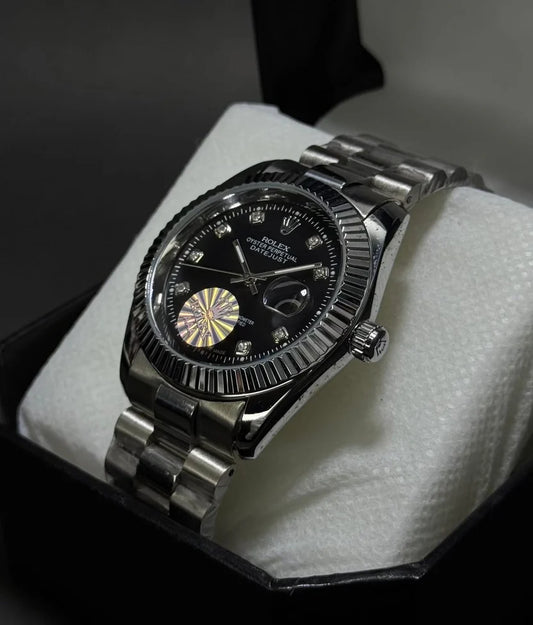 Rolex Oyster Black Date Watch