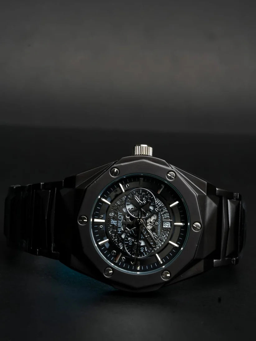 HUBLOT CHAIN BLACK