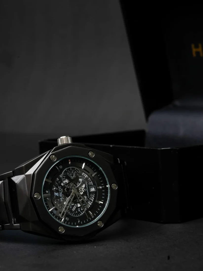 HUBLOT CHAIN BLACK