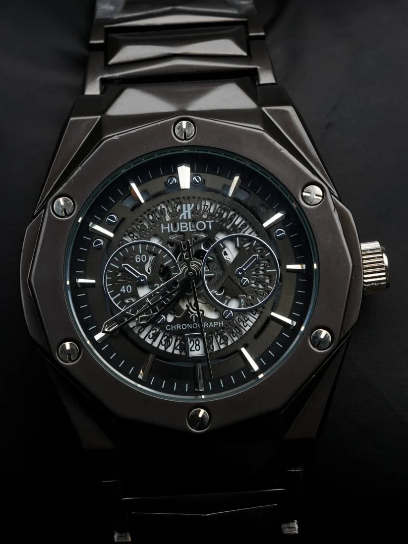HUBLOT CHAIN BLACK